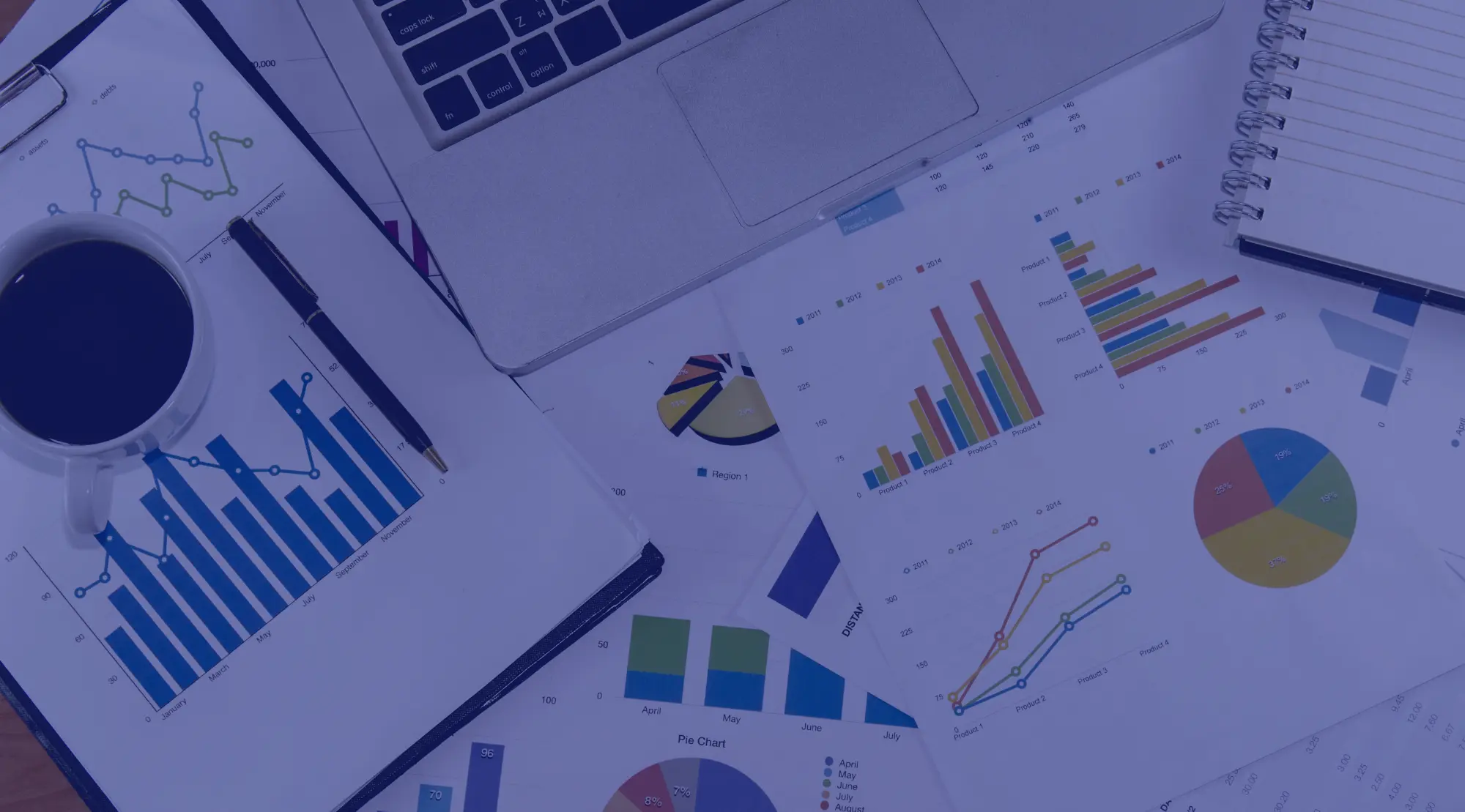 Auswertungen und Diagramme zur Analyse wichtiger Event-KPIs.